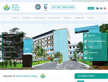 Tablet Screenshot of keralamedicalcollege.com